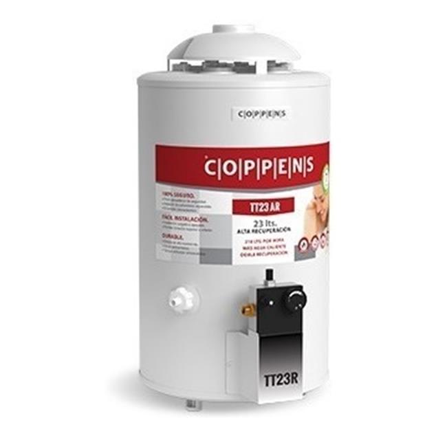 Termotanque Coppens Reversible 22 Lts Alta Recuperacion (Ttq22co)
