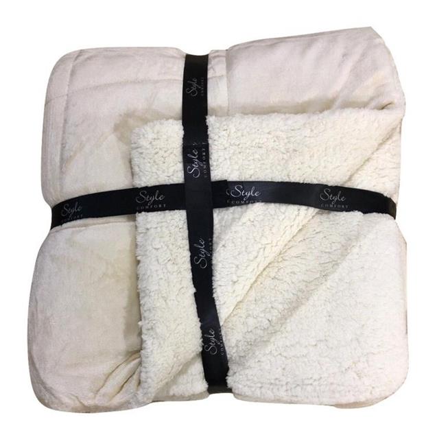 Acolchado Luxury Queen Corderito Natural (2.40X2.30)