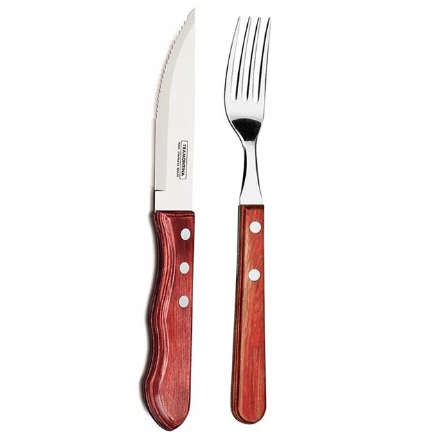 Set Cubiertos Tramontina (21199/796) Churrasco Jumbo12 Pz