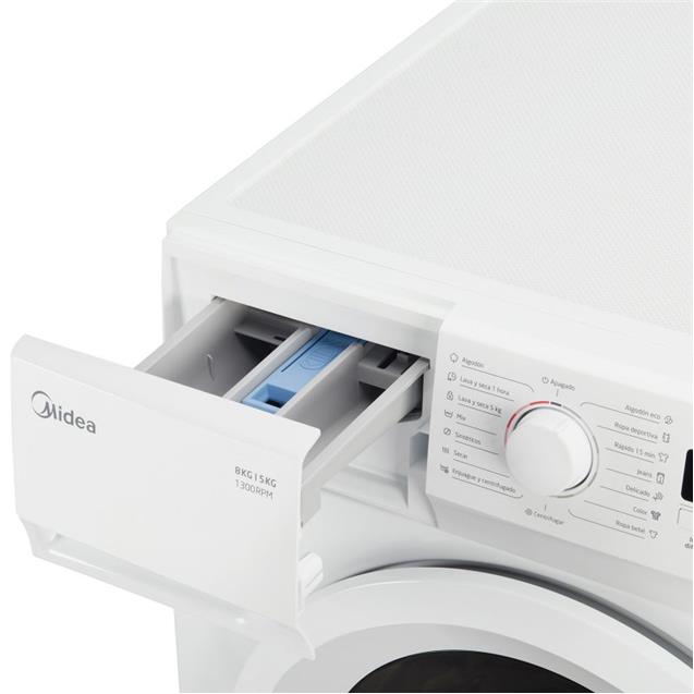 Lavasecarropas Midea (Wdcn108war1) 8kg / 5kg / 1300 Rpm