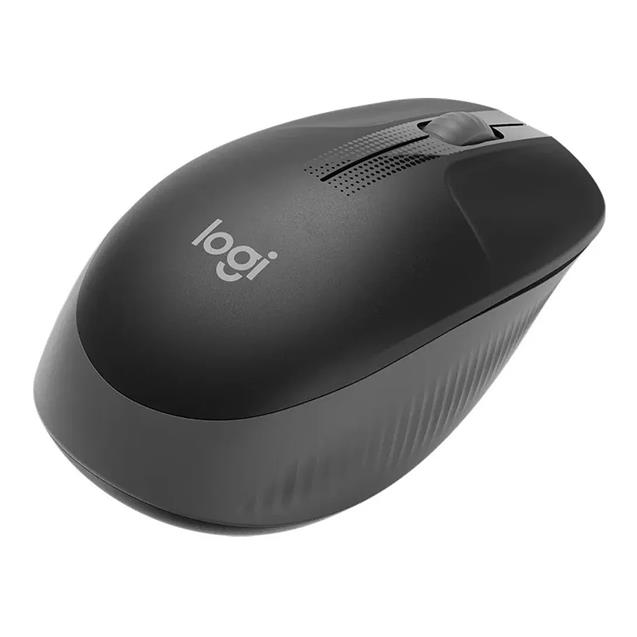 Mouse Logitech M190 Black Gray Wireless Usb