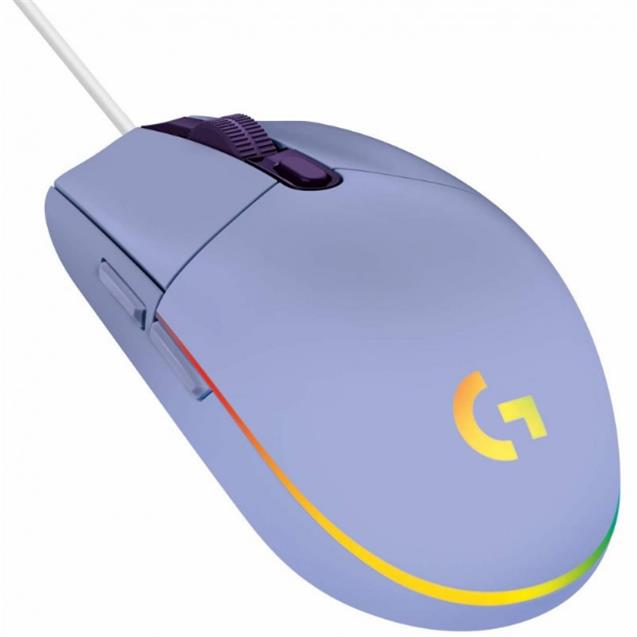 Mouse Logitech Gaming Lightsync Lila (G203)