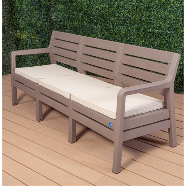 Set Living Voss2000 Paris 1 Sillón 3 Cuerpos C/Almohadón Capuchino