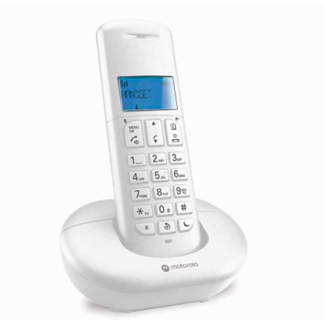 Teléfono Inalámbrico Motorola Dect Blanco (MOE250W)