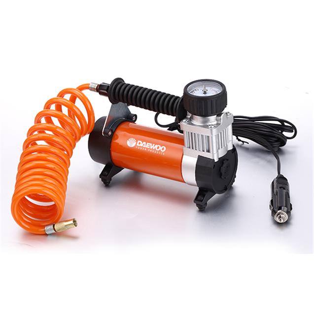 Compresor Daewoo portátil 12v C/Accesorios (DW55P)
