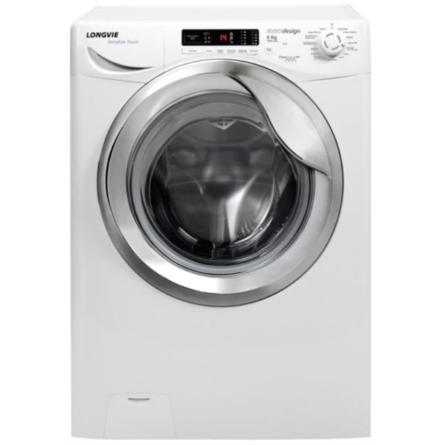 Lavasecarropas Longvie 8kg 1200 Rpm Aro Cromado (LS18012C)
