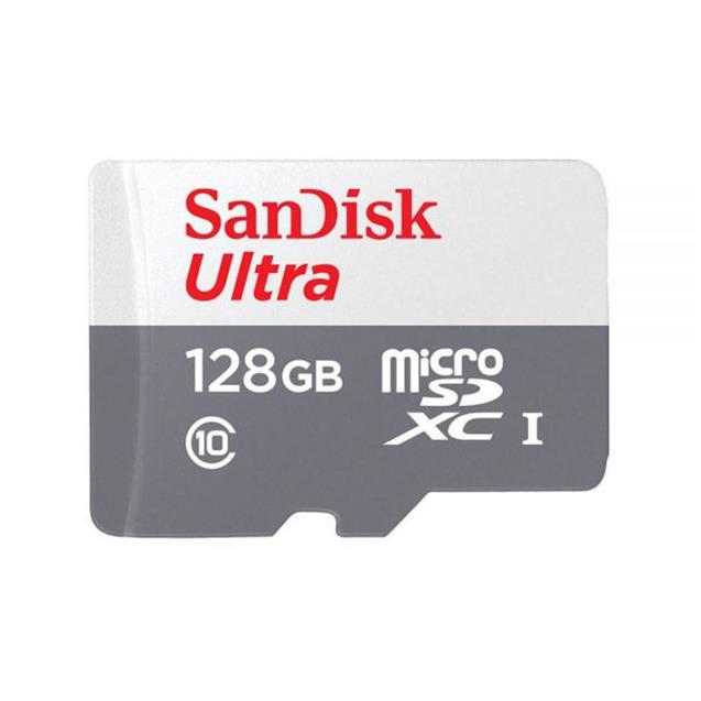 Banco Ultra Micro Sd Sandisk 128gb/Adapt/Cl10 Sdsqunr-128g-Gn6ta