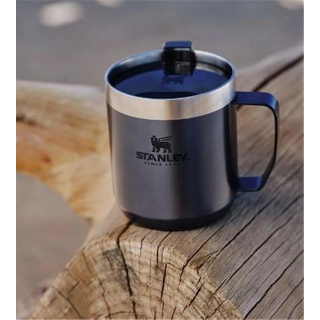 Taza Stanley Camp Mug 354 Ml Azul Oscuro 09366036 La Medica