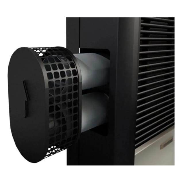 Calefactor Coppens Peltre Acero 2500 Tb Mg Izq.+ Lateral Trasera