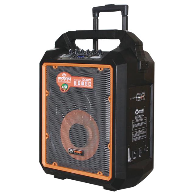 Parlante Moonki 1200 wBluetooth Usb Microfono Bateria (Ms1200)