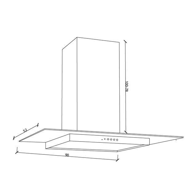 Campana Whirlpool Wai93ar Inox 90cm