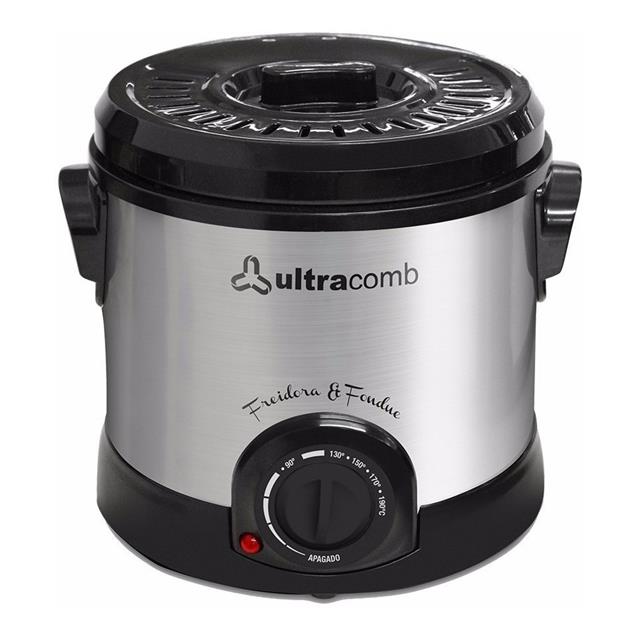 Freidora y Fondue Ultracomb1.5lts Con Aceite (FR-8300)