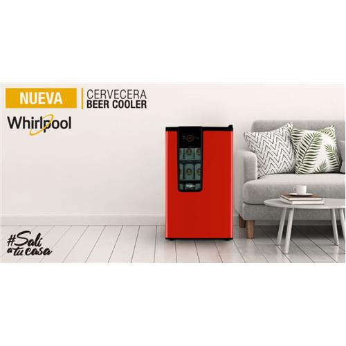 Heladera Cervercera Whirlpool 82 lts Roja (WBC82RY)