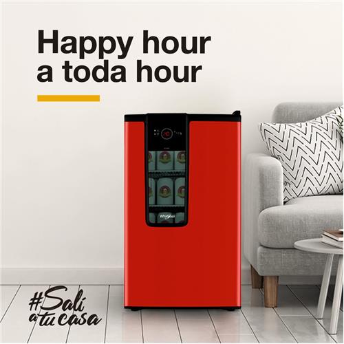 Heladera Cervercera Whirlpool 82 lts Roja (WBC82RY)