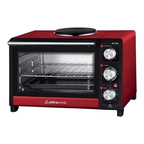 Horno Electrico Ultracomb 28lts Grill/Anafe (Uc28a)