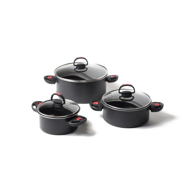 Set De Olla Marmicoc Click 6 Piezas Asas Rebatible