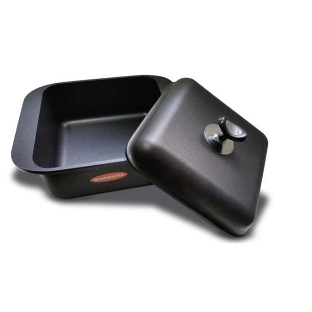 Cacerola Marmicoc Cuadrada 24 Cm Fundicion Negro
