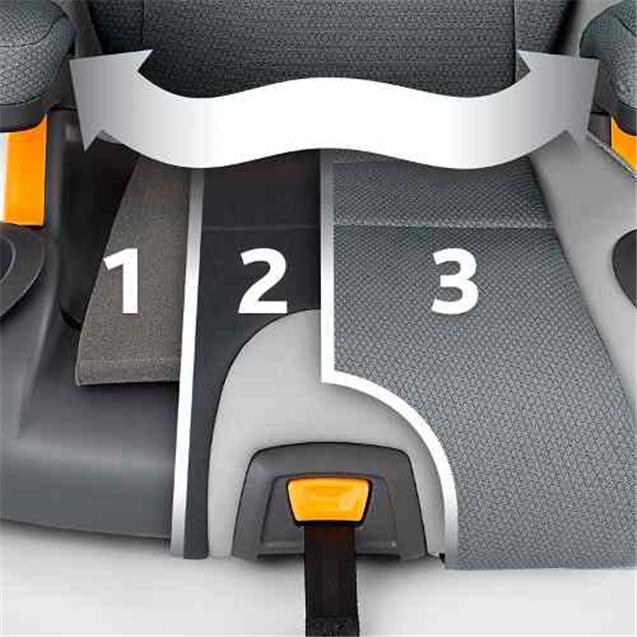 Booster Chicco KidFit Zip Air Con Respaldo