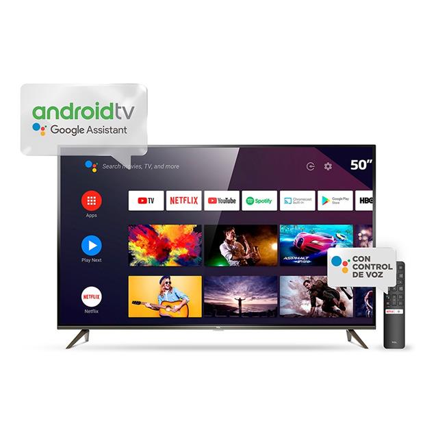 Smart Tv Tcl 50" 4k Android Metalico (L50p8m)