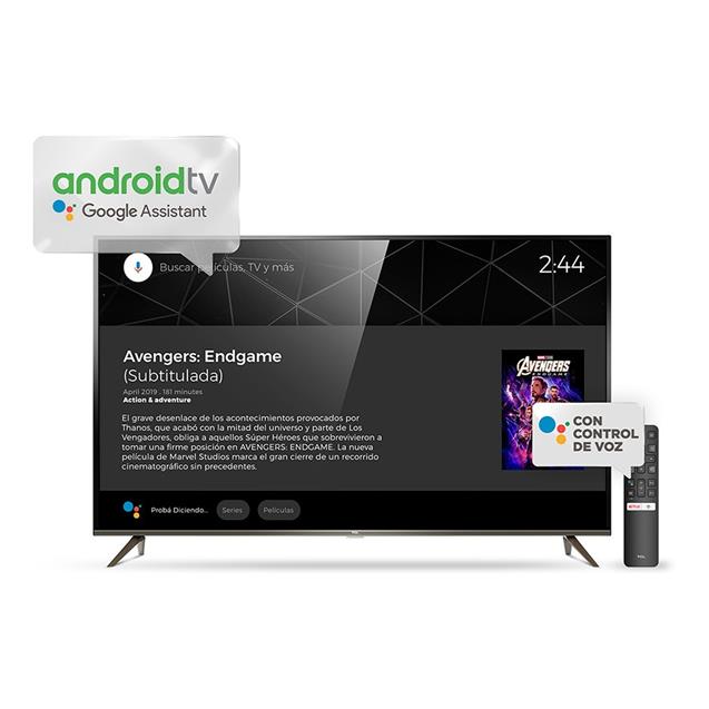 Smart Tv Tcl 50 4k Android Metalico L50p8m La Medica