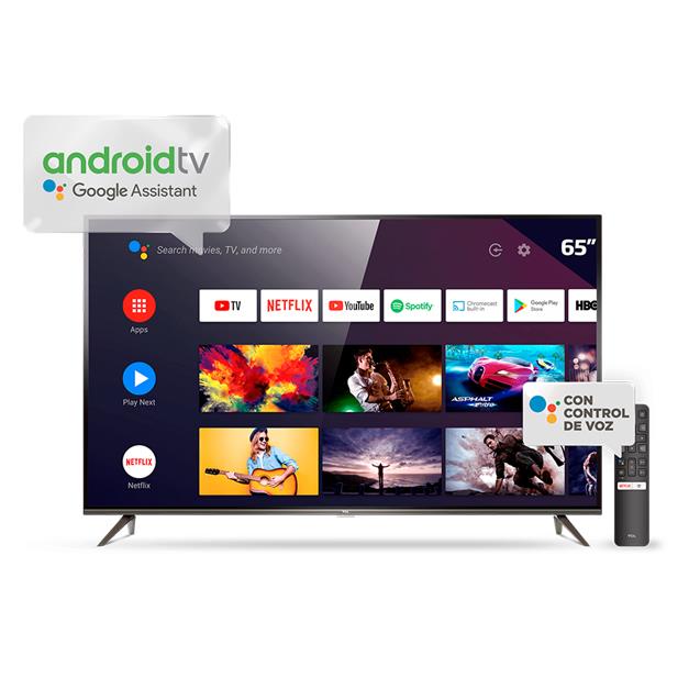 Smart Tv Tcl 65" 4k Android Metalico (L65p8)