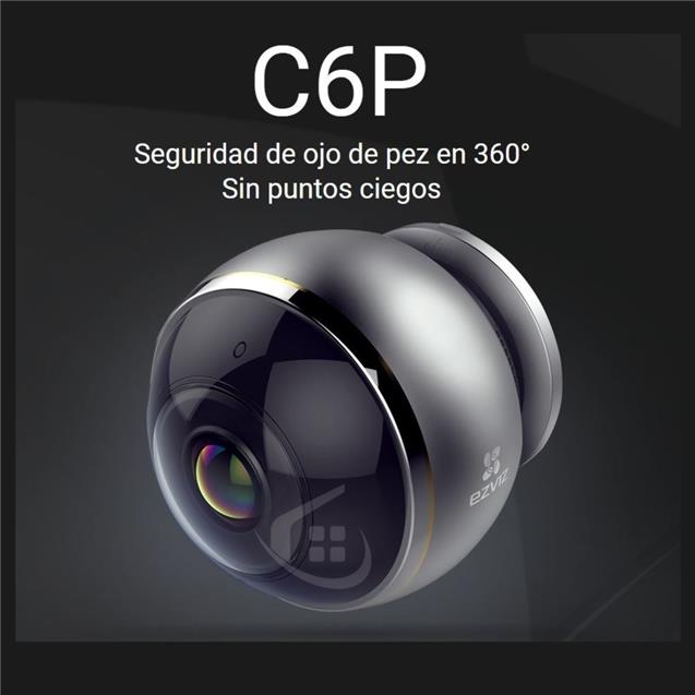 Cámara Inalámbrica Ezviz C6p Domo Panoramico 360 Hd (Cscv346)