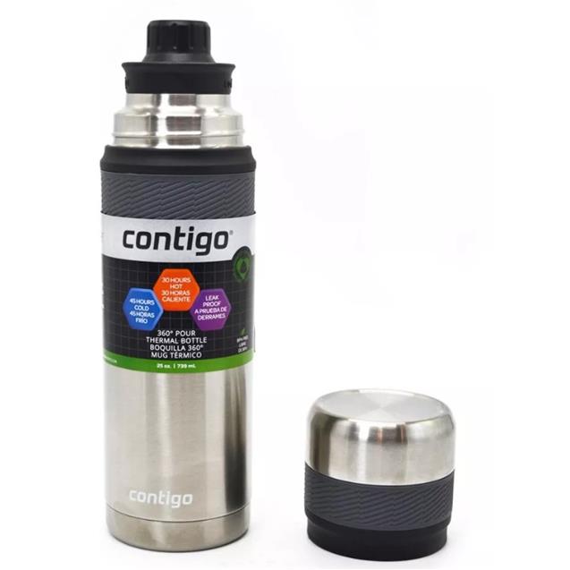 Termo Contigo 6455 Inox 739 Cl Boquilla 360º