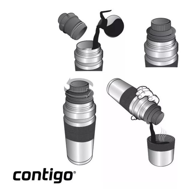 Termo Contigo 6455 Inox 739 Cl Boquilla 360º