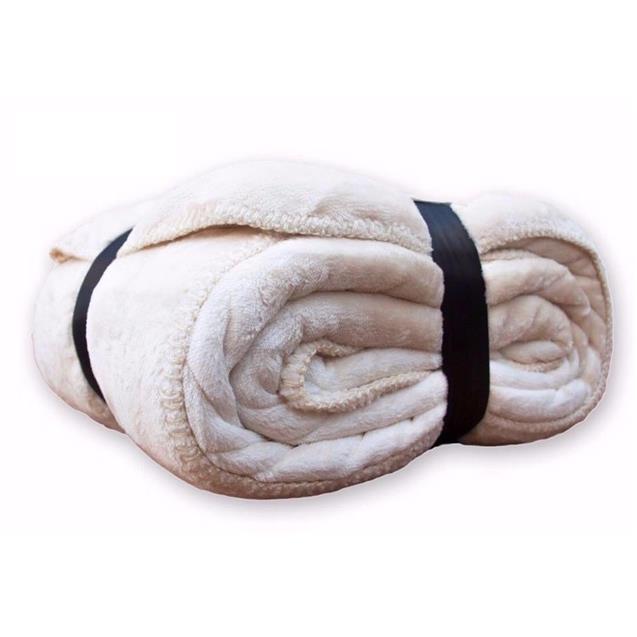 Manta Flannel Reversible King Natural (280X230)