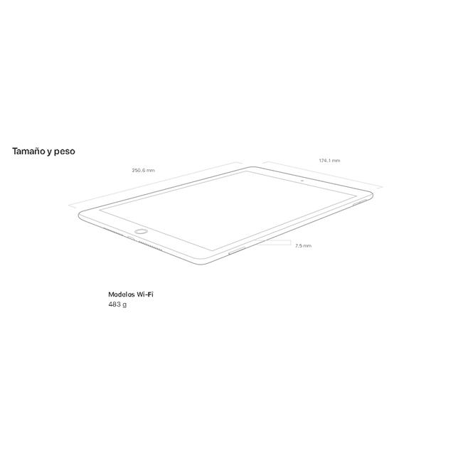 Apple Ipad 10,2" 32gb Space Gray (Mw742le/A)