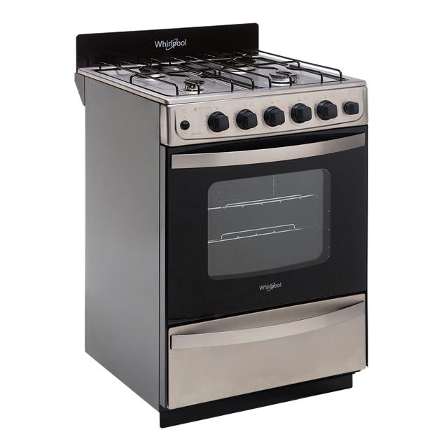 Cocina Whirlpool 56cm Encendido Luz Inoxidable (Wfx57dw)