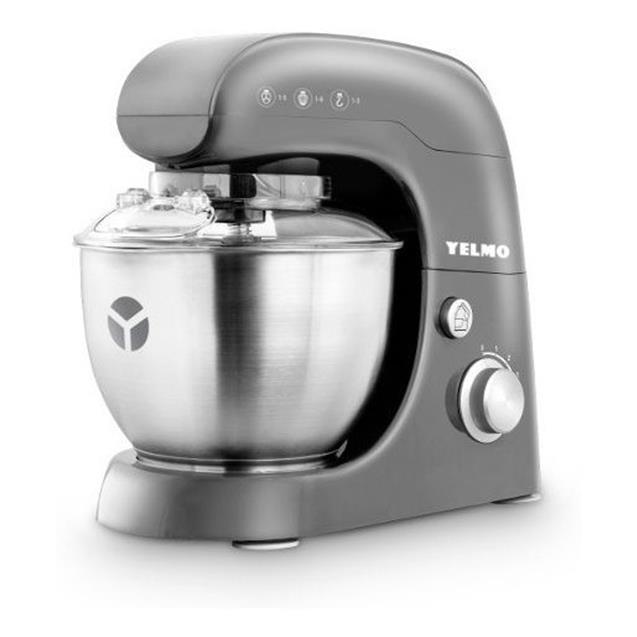 Batidora De Pie Yelmo 8 Velocidades 4 Lts Gris (Bb1103)