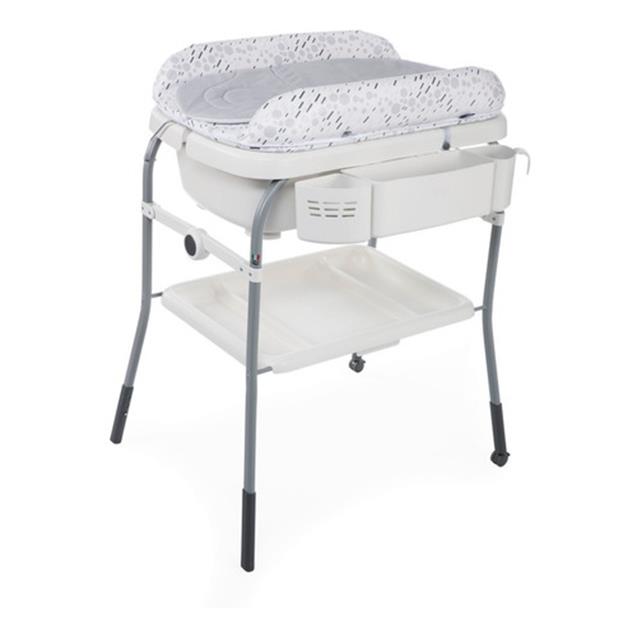 Catre De Baño Chicco Cuddle & Bubble Babymovil Cool Grey