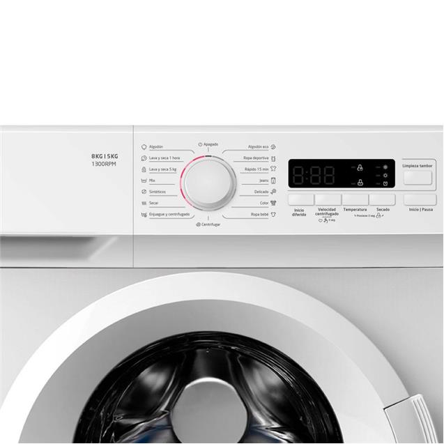 Lavasecarropas Midea (Wdcn108war1) 8kg / 5kg / 1300 Rpm