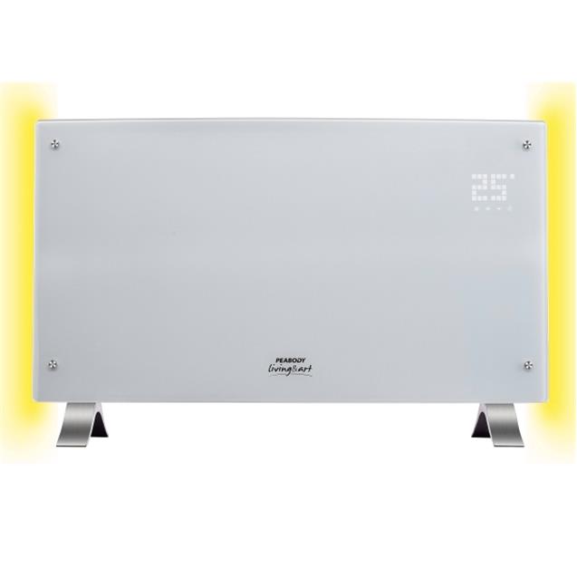 Vitroconvector Peabody Pe-Vqdl20b 2000w Digital Blanco con Luz