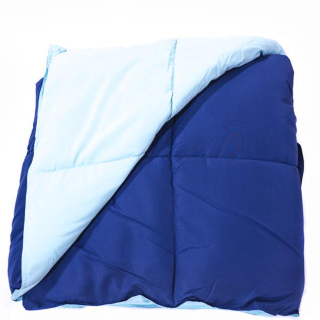 Acolchado Microfibra Reversible Twin Azul/Celeste (1.70X2.40)