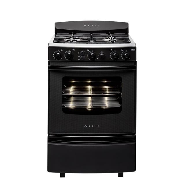 Cocina Orbis 968gp3m 4 hornallas 55 cm grafito