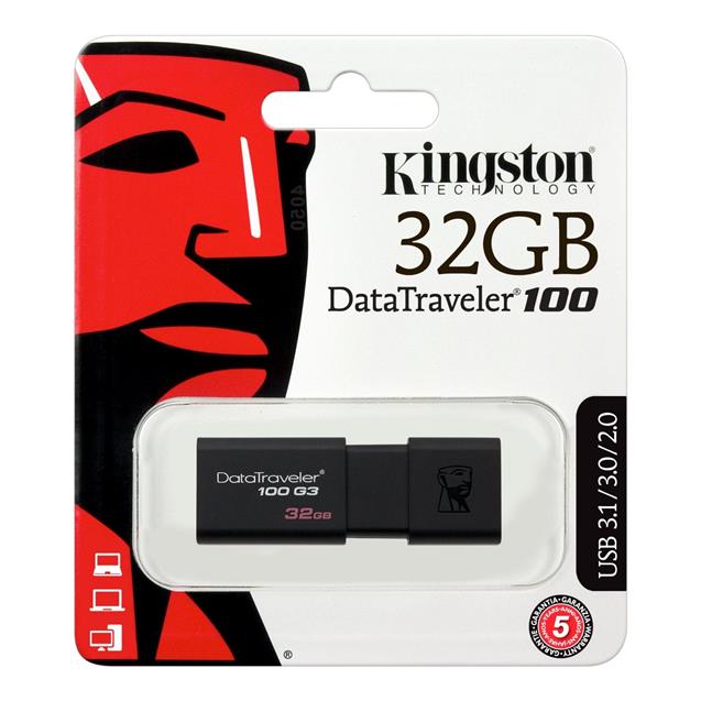 Pen Drive Kingston Dt100g3 Data Traveler 3.0 32 Gb