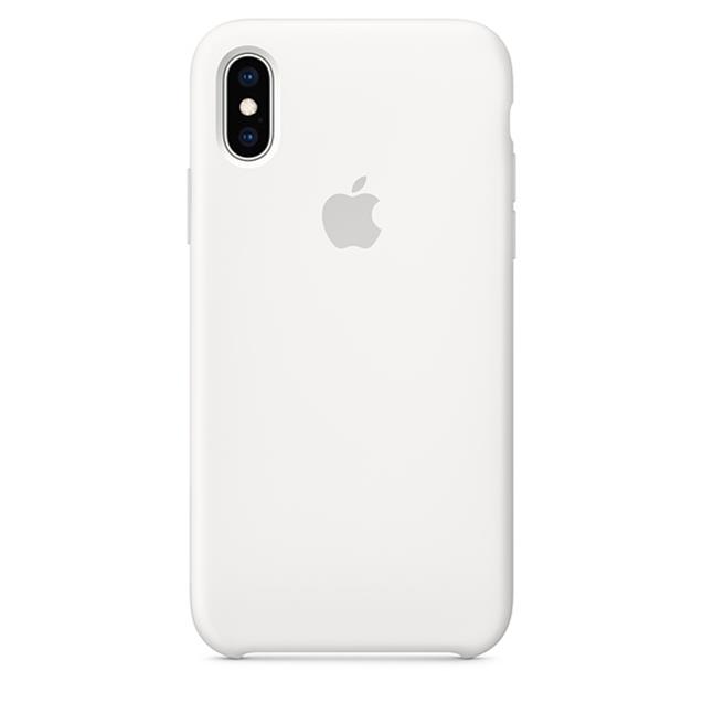 Funda Iphone XS MAX Silicona Blanca Original
