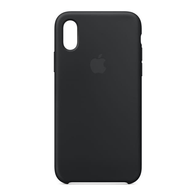 Funda Iphone XS Silicona Negra Original
