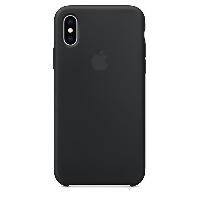 Funda Iphone XS Silicona Negra Original