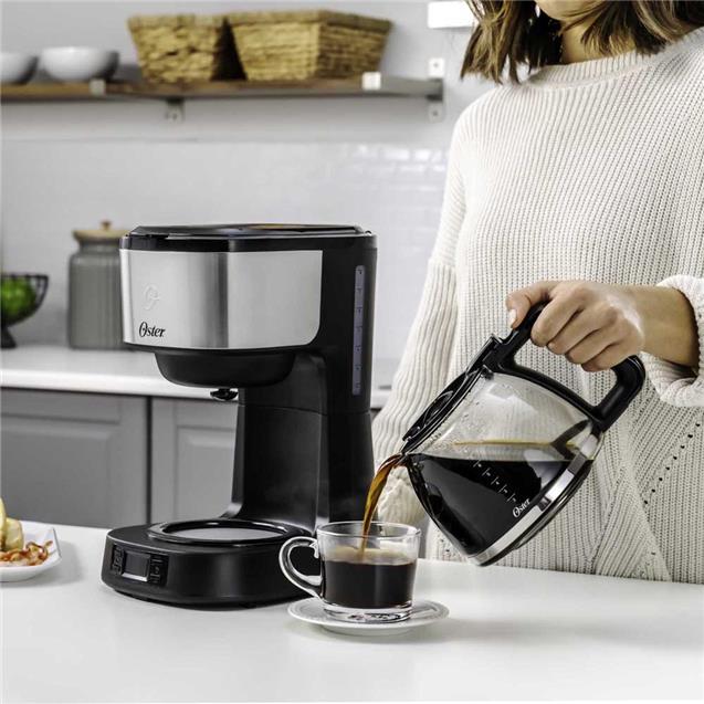 Cafetera Oser (dc10ss) 8 Tazas Programable Filtro Permanente