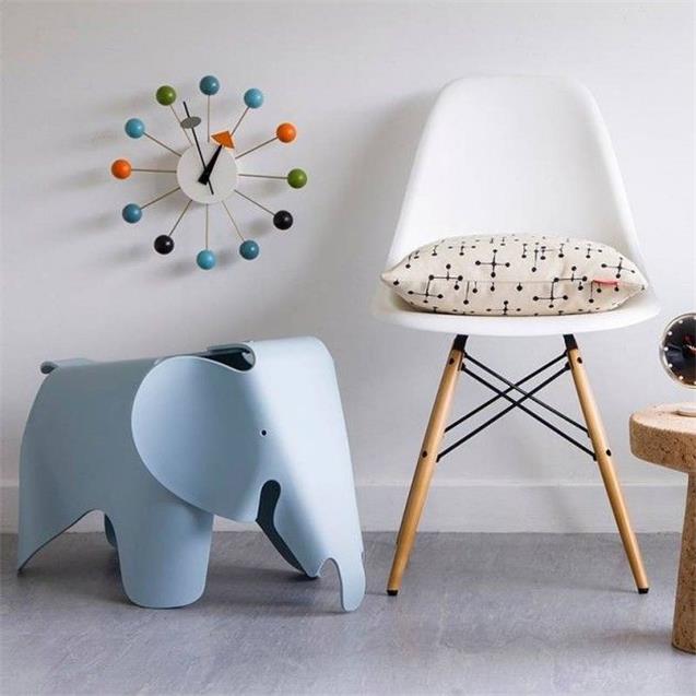Silla Eames 46x55x81 Blanco