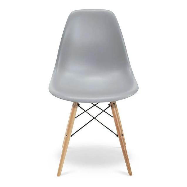 Silla Eames 46x55x81 Gris Claro