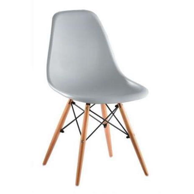 Silla Eames 46x55x81 Gris Claro