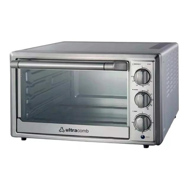 Horno Eléctrico Ultracomb 52 Lts Inox 1500w (Uc52ci)