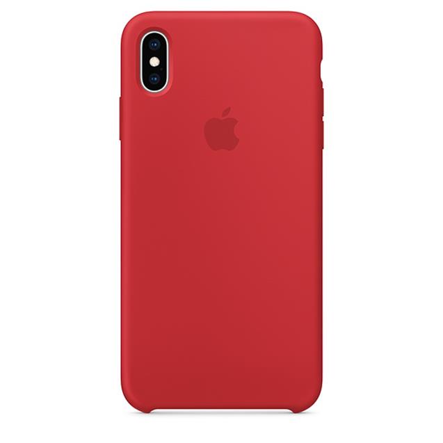 Funda Iphone XS Silicona Roja Original