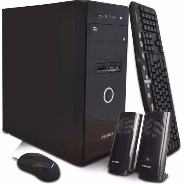 Pc Pcbox Intel Celeron 4gb 1tb Kit + Monitor 19 W10h