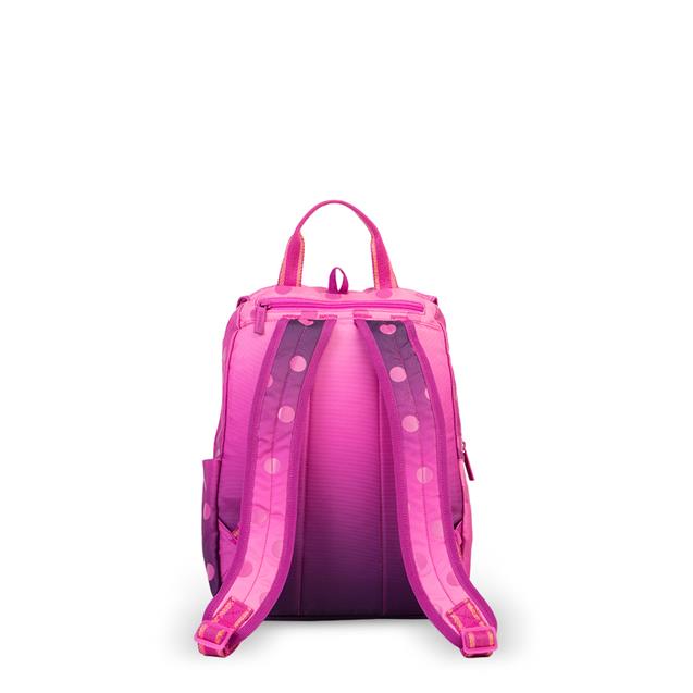 Mochila Xtrem Flap Fuchsia Dots