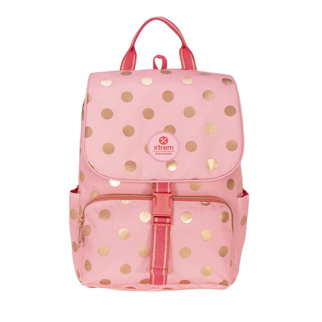 Mochila Xtrem Flap Pink/Rose Gold